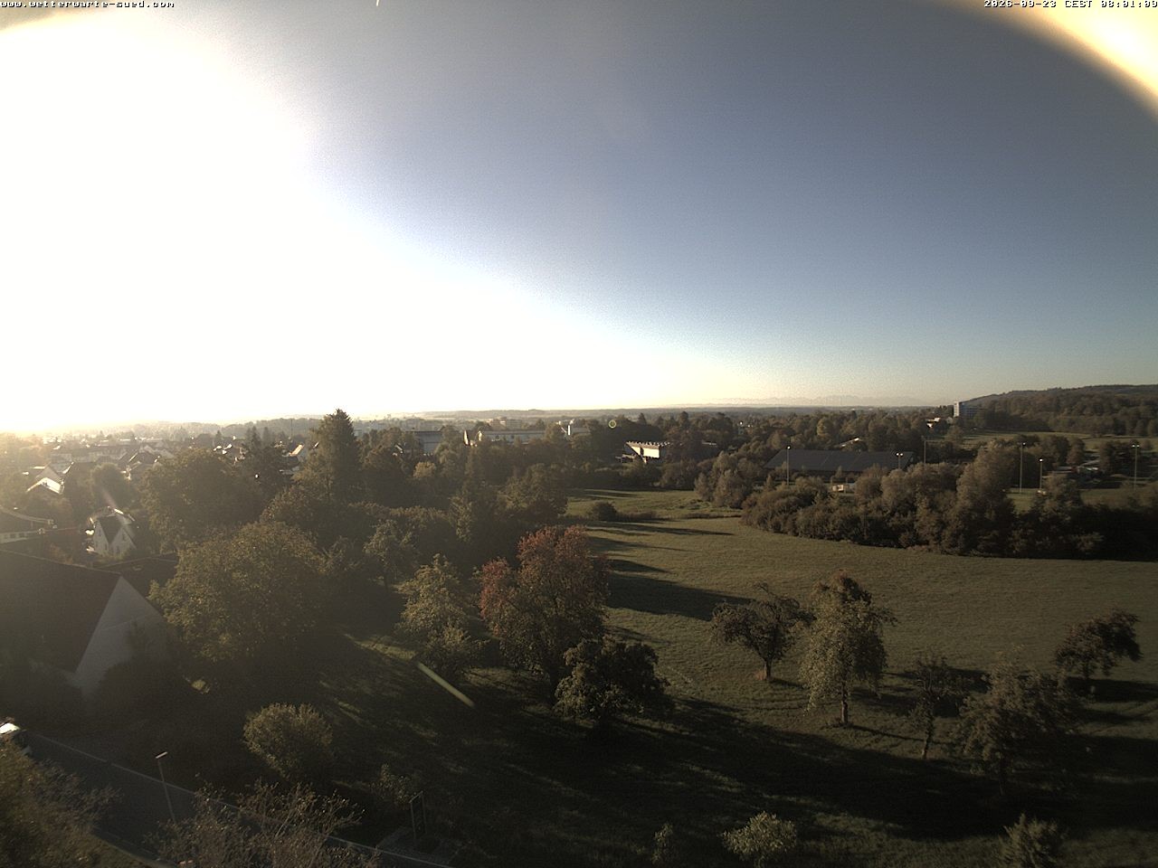 Archiv Foto Webcam Bad Schussenried (Alpenblick)