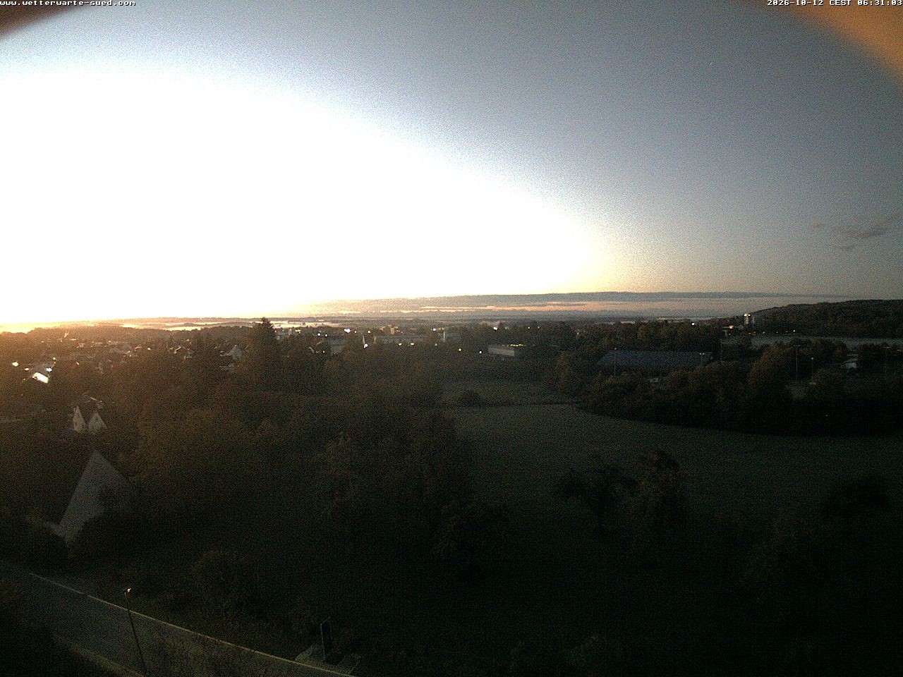 Archiv Foto Webcam Bad Schussenried (Alpenblick)