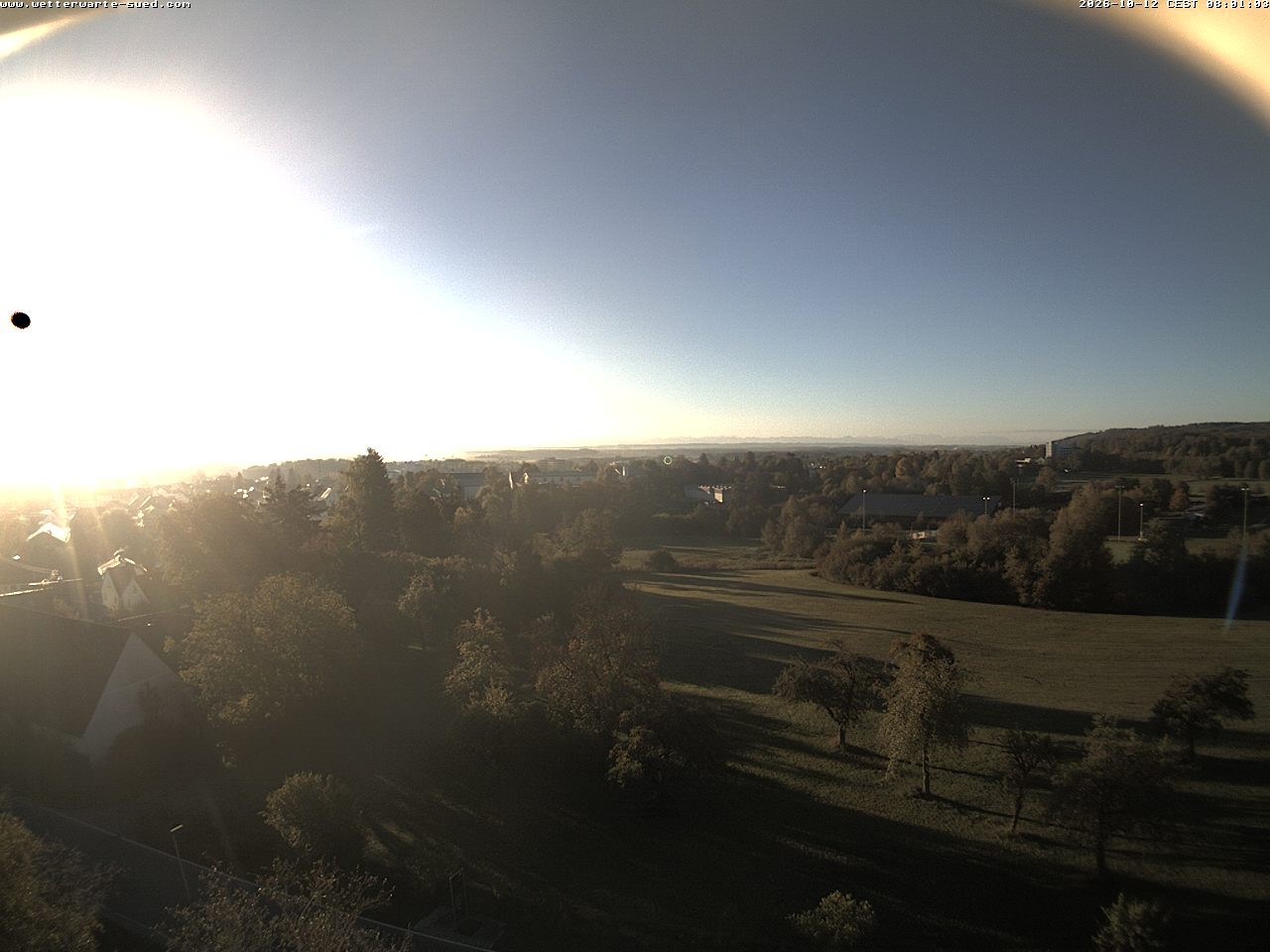 Archiv Foto Webcam Bad Schussenried (Alpenblick)