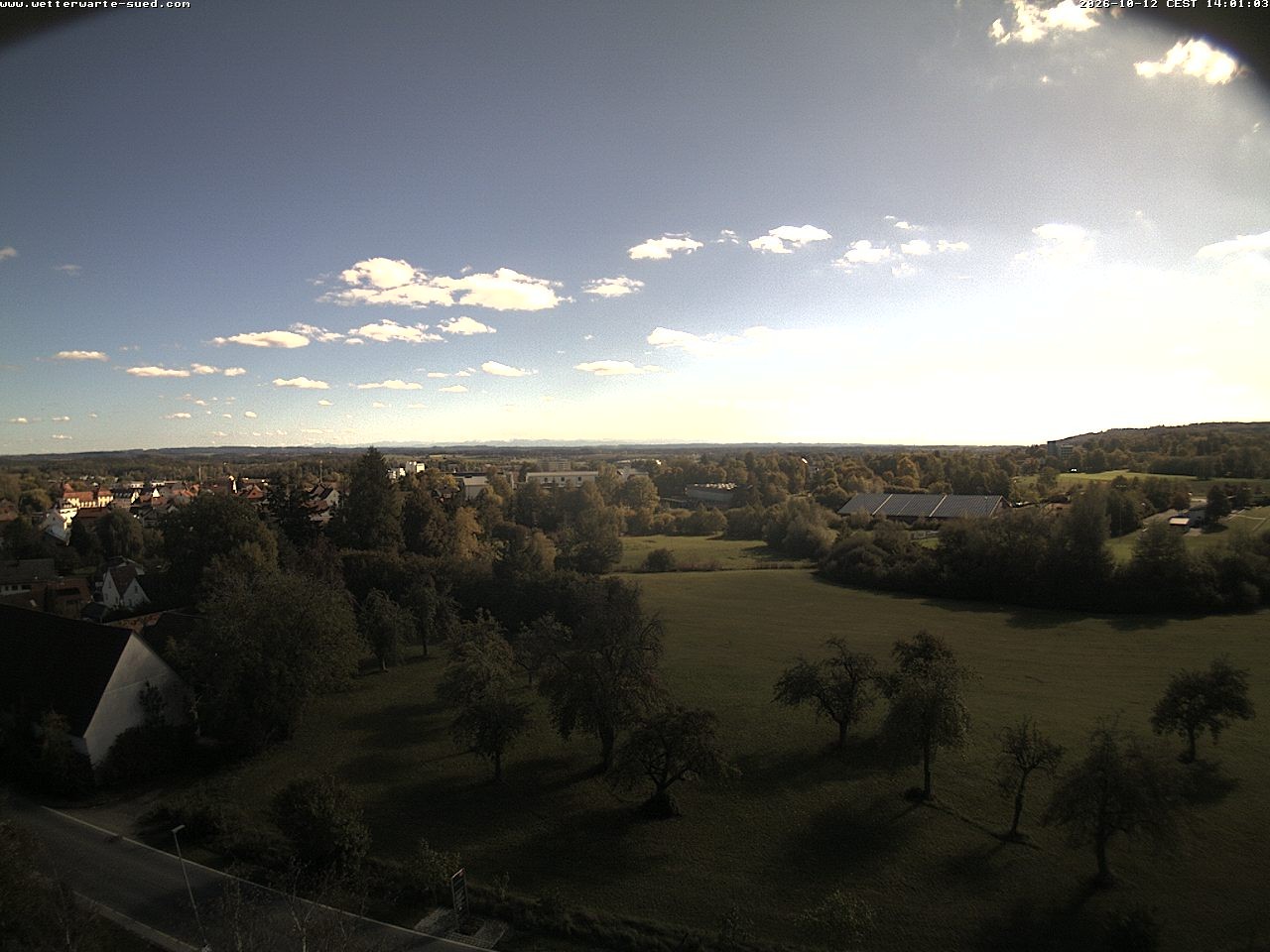 Archiv Foto Webcam Bad Schussenried (Alpenblick)