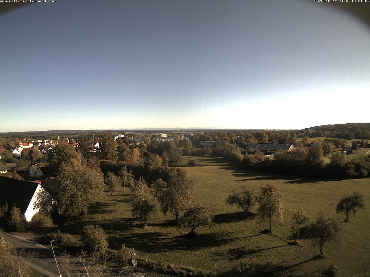 Archiv Foto Webcam Bad Schussenried (Alpenblick)