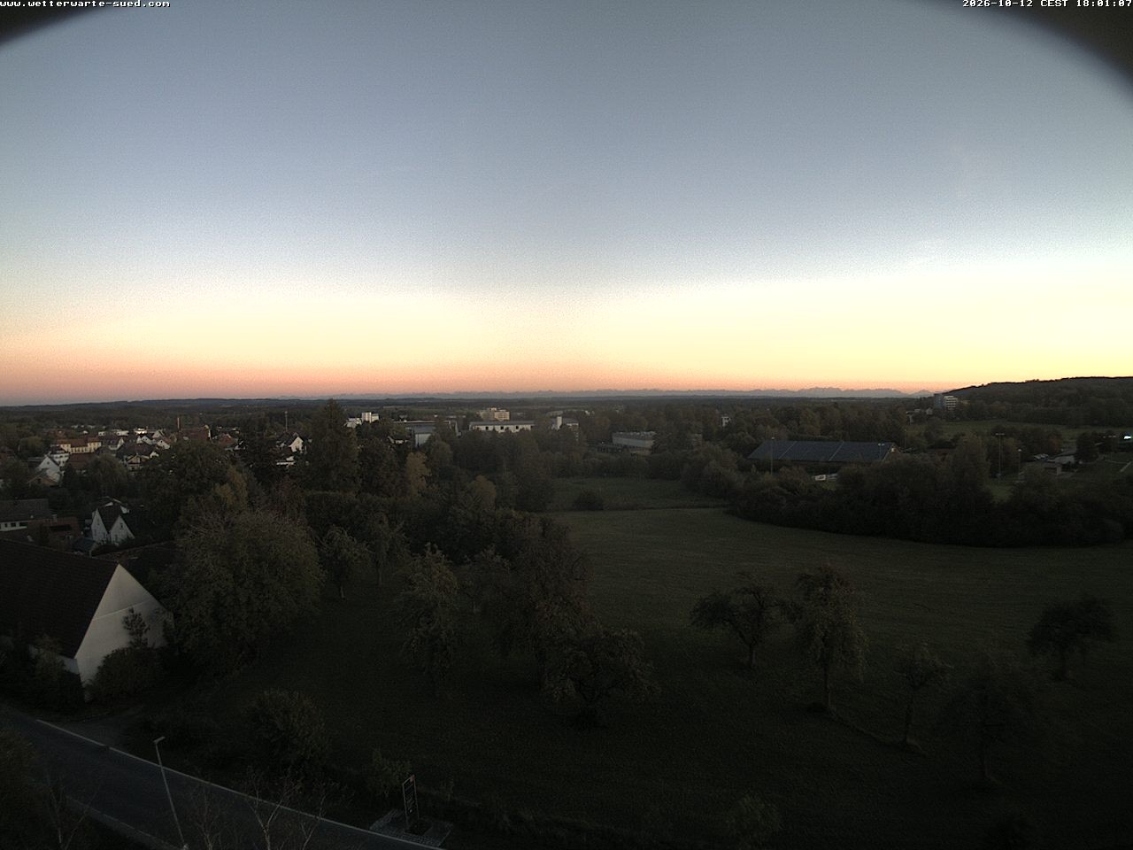Archiv Foto Webcam Bad Schussenried (Alpenblick)