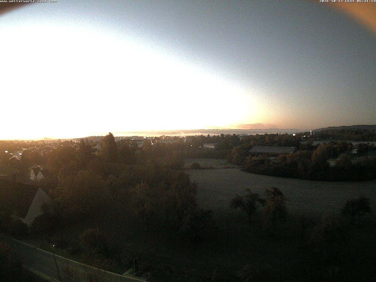 Archiv Foto Webcam Bad Schussenried (Alpenblick)