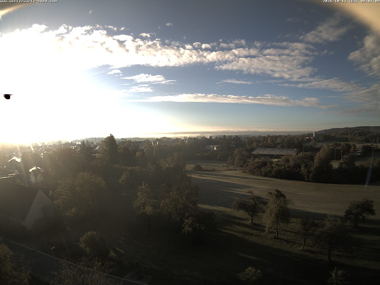 Archiv Foto Webcam Bad Schussenried (Alpenblick)