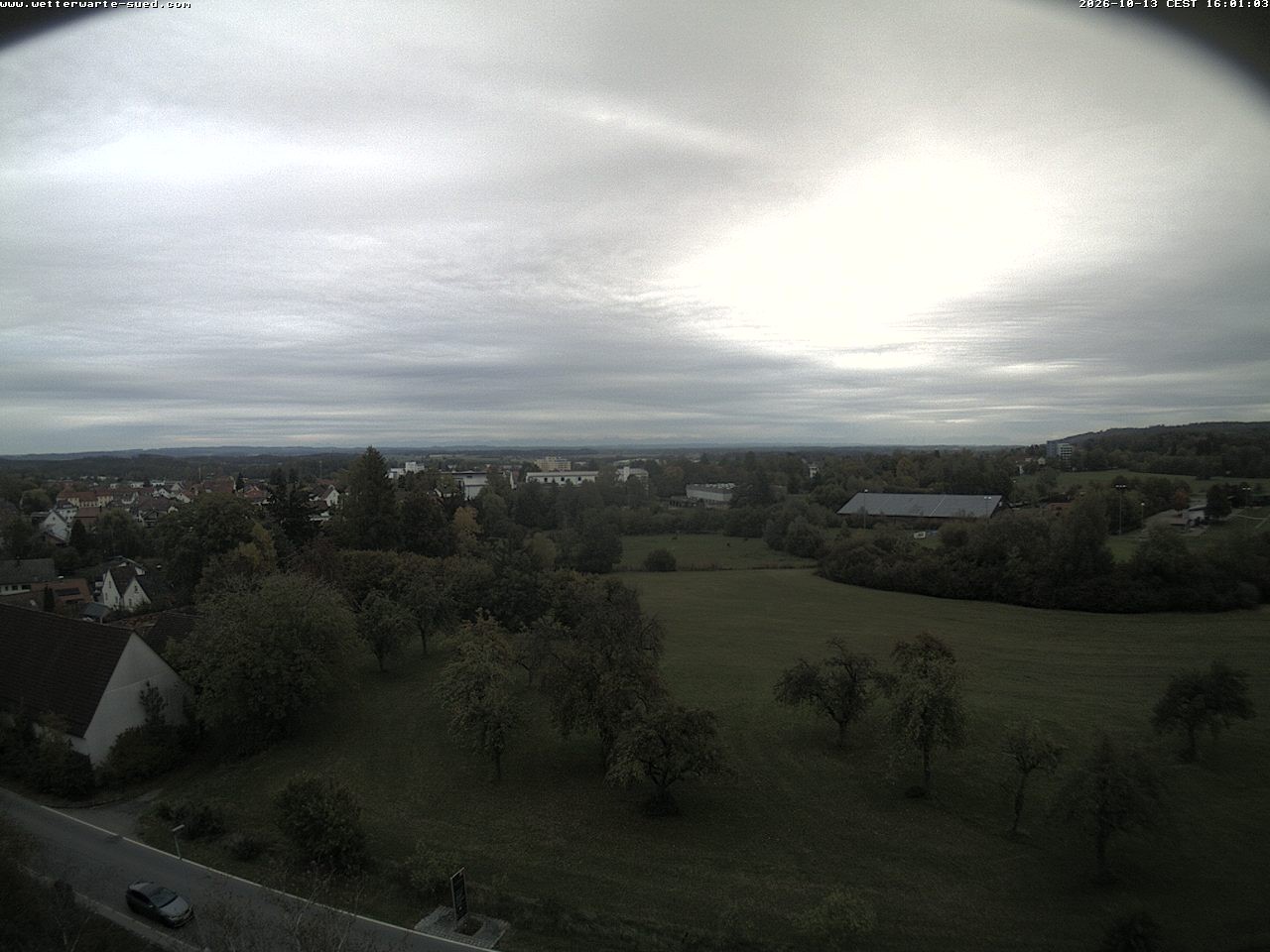 Archiv Foto Webcam Bad Schussenried (Alpenblick)
