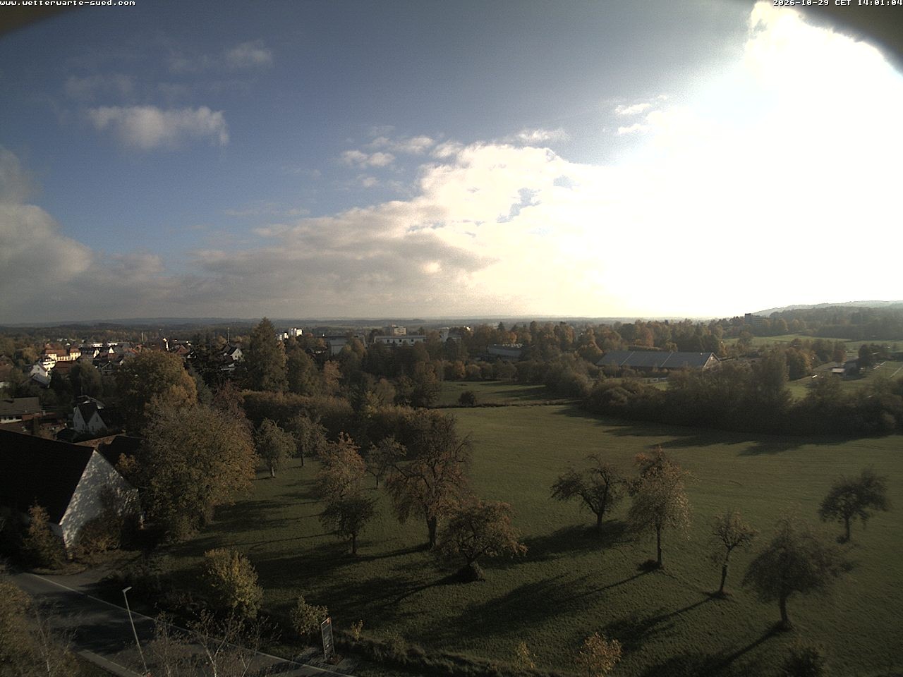 Archiv Foto Webcam Bad Schussenried (Alpenblick)