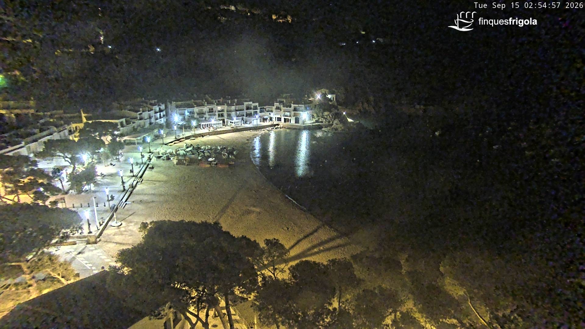 Archiv Foto Webcam Tamariu - Costa Brava - Blick auf den Strand