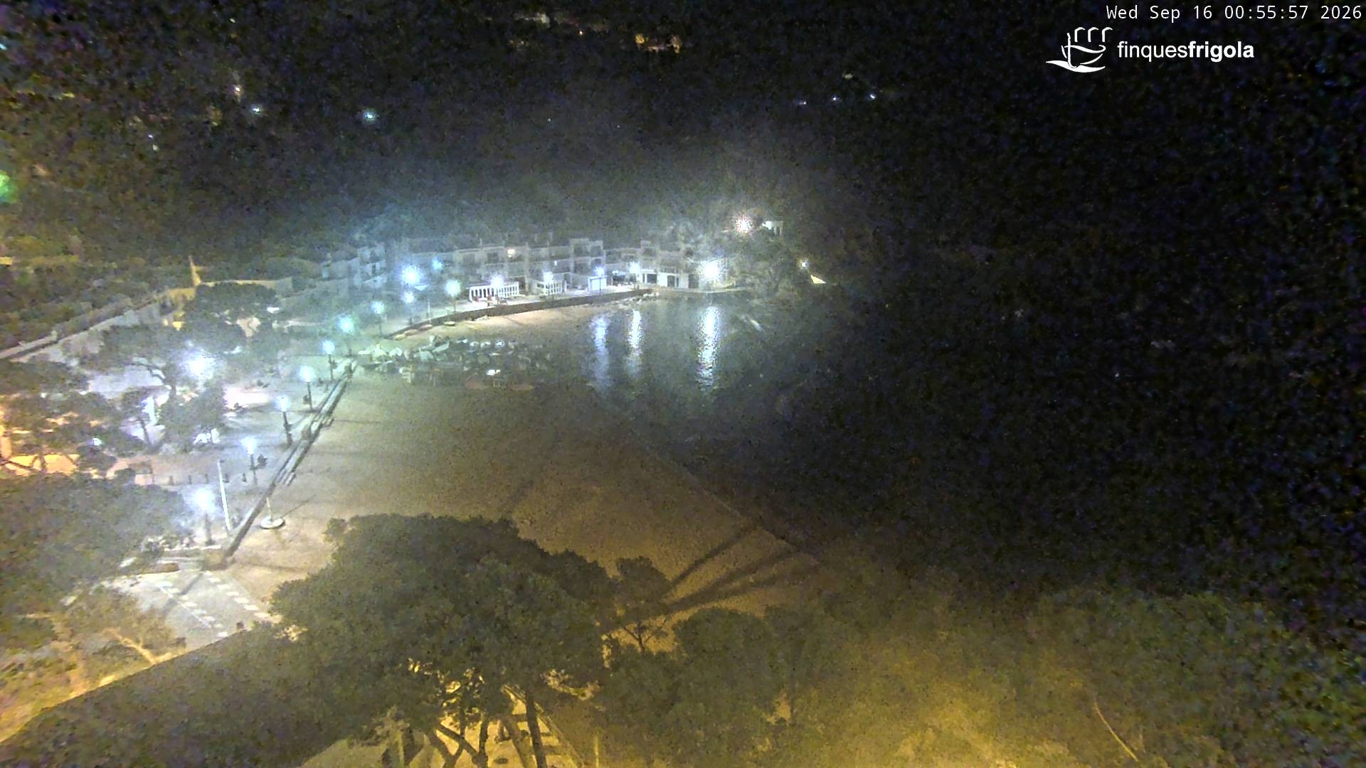 Archiv Foto Webcam Tamariu - Costa Brava - Blick auf den Strand