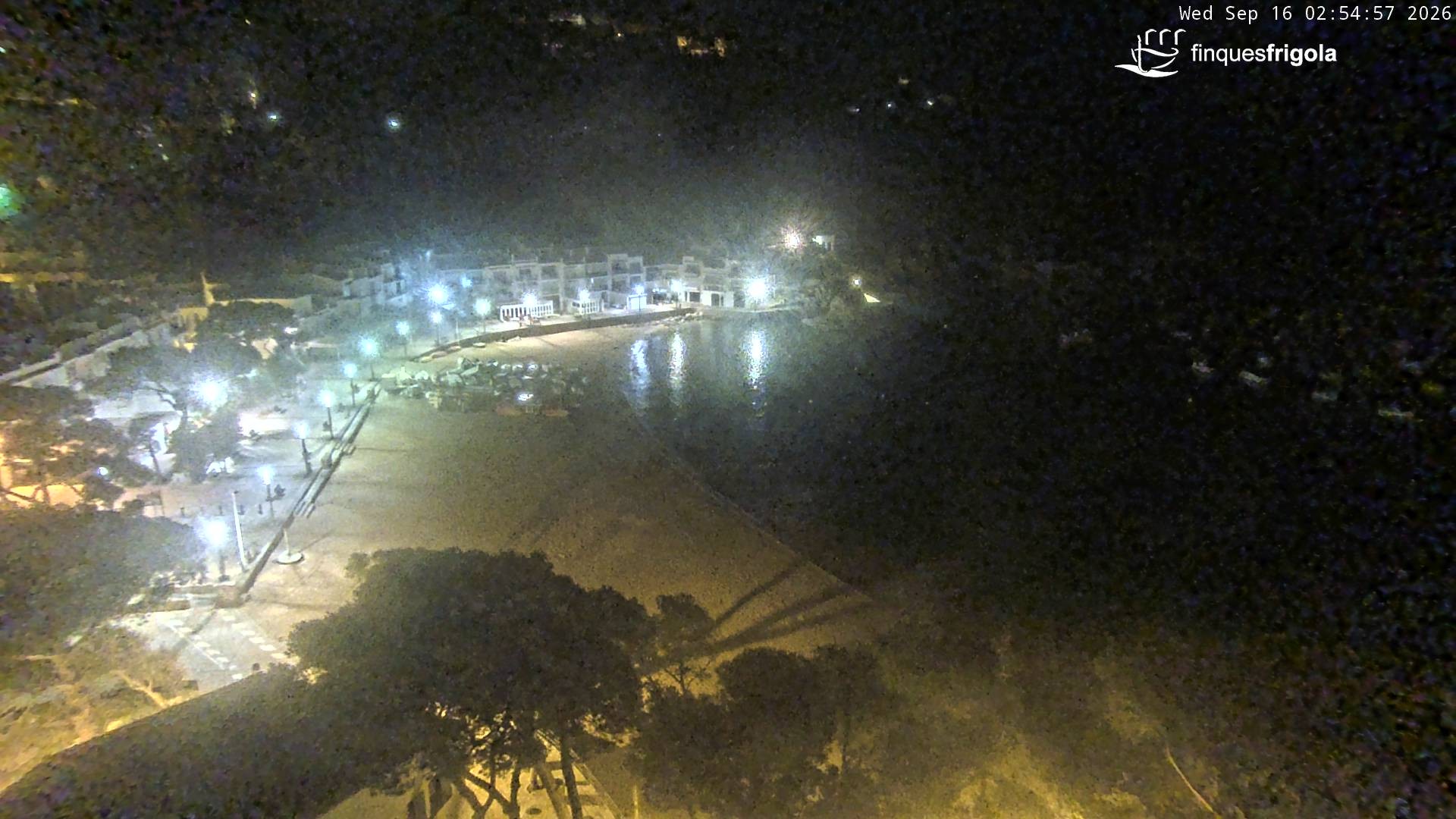 Archiv Foto Webcam Tamariu - Costa Brava - Blick auf den Strand
