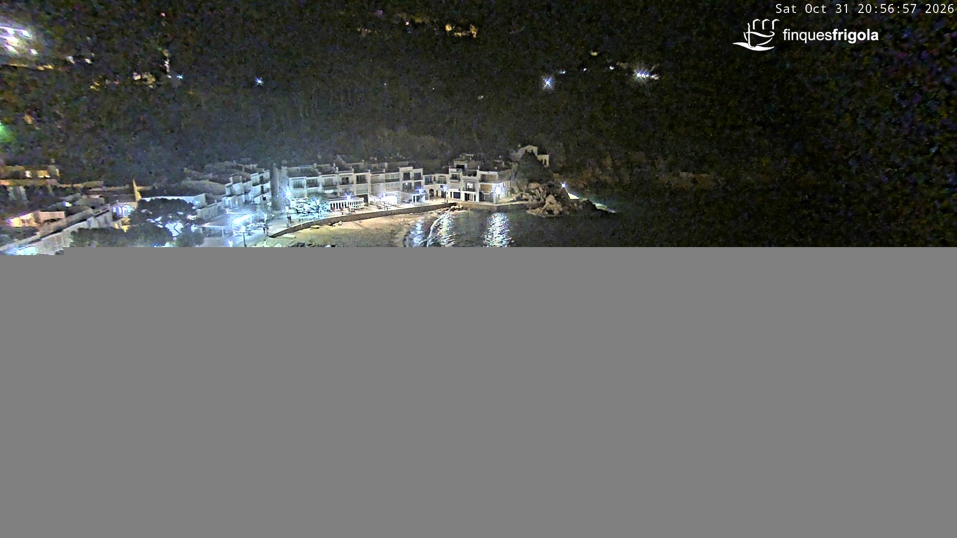 Archiv Foto Webcam Tamariu - Costa Brava - Blick auf den Strand