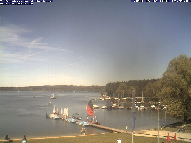 Archiv Foto Webcam Seezentrum Heuberg - Blick auf den Rothsee