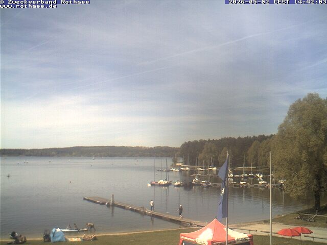 Archiv Foto Webcam Seezentrum Heuberg - Blick auf den Rothsee