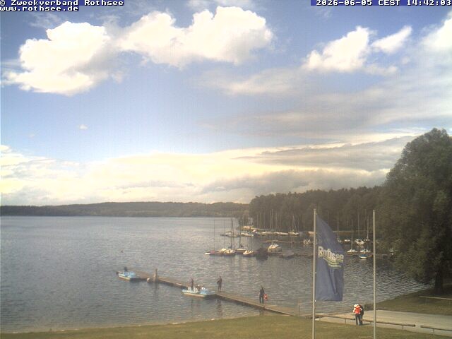 Archiv Foto Webcam Seezentrum Heuberg - Blick auf den Rothsee