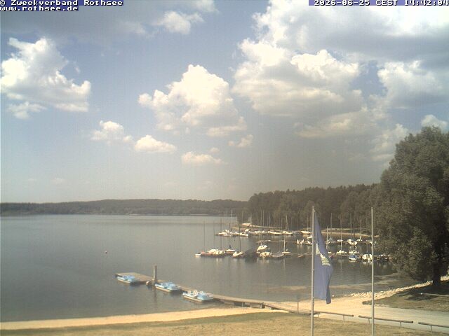 Archiv Foto Webcam Seezentrum Heuberg - Blick auf den Rothsee