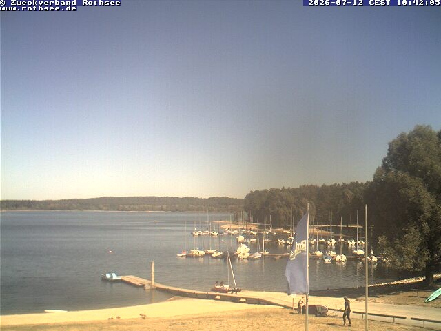 Archiv Foto Webcam Seezentrum Heuberg - Blick auf den Rothsee