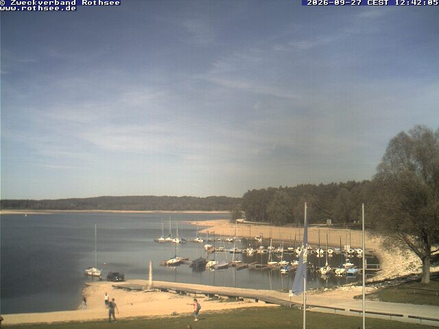 Archiv Foto Webcam Seezentrum Heuberg - Blick auf den Rothsee
