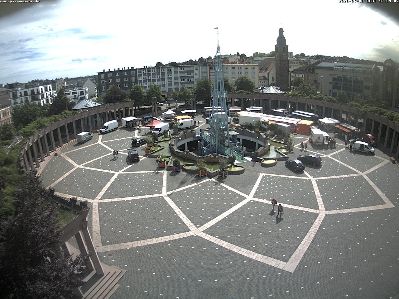 Archiv Foto Webcam Blick auf Exerzierplatz in Pirmasens (Rheinland-Pfalz)