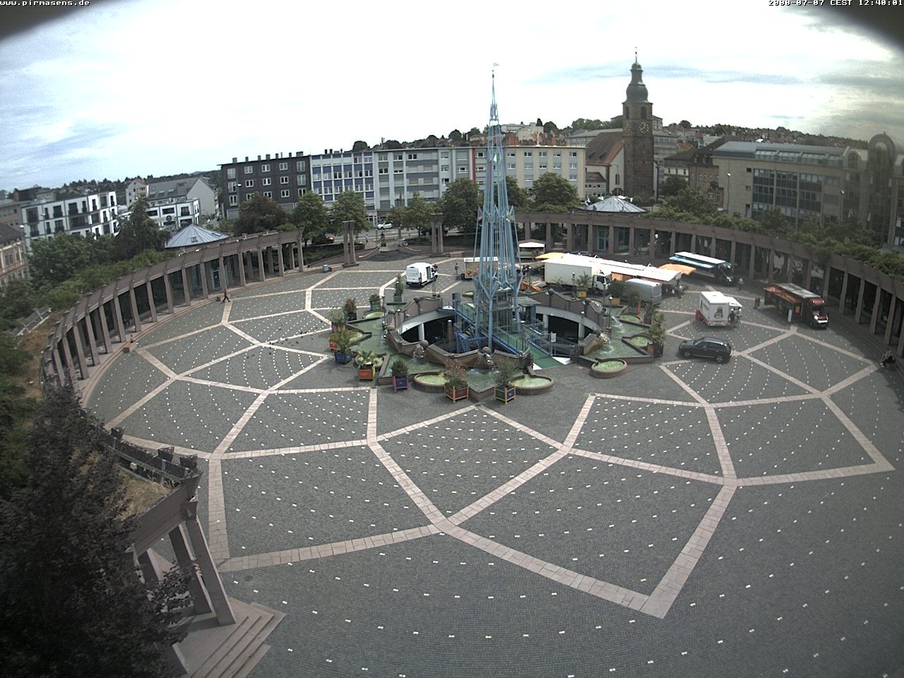 Archiv Foto Webcam Blick auf Exerzierplatz in Pirmasens (Rheinland-Pfalz)