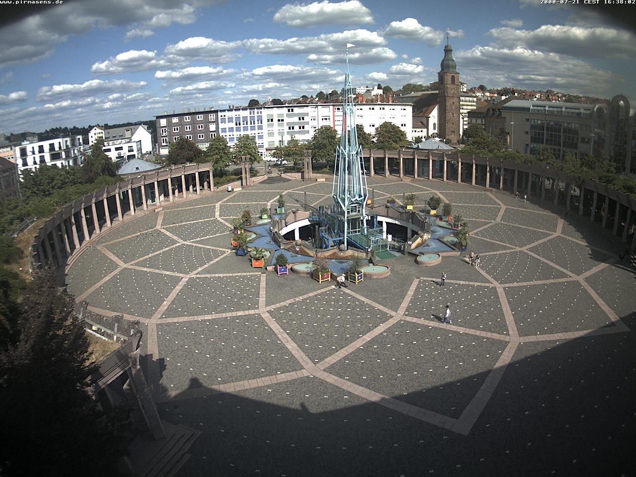 Archiv Foto Webcam Blick auf Exerzierplatz in Pirmasens (Rheinland-Pfalz)