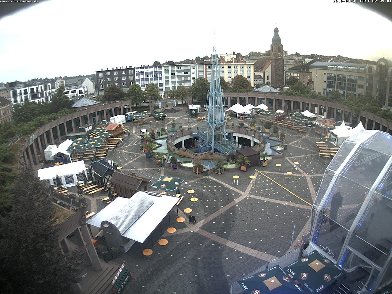 Archiv Foto Webcam Blick auf Exerzierplatz in Pirmasens (Rheinland-Pfalz)