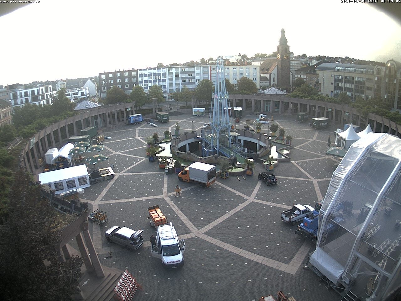 Archiv Foto Webcam Blick auf Exerzierplatz in Pirmasens (Rheinland-Pfalz)