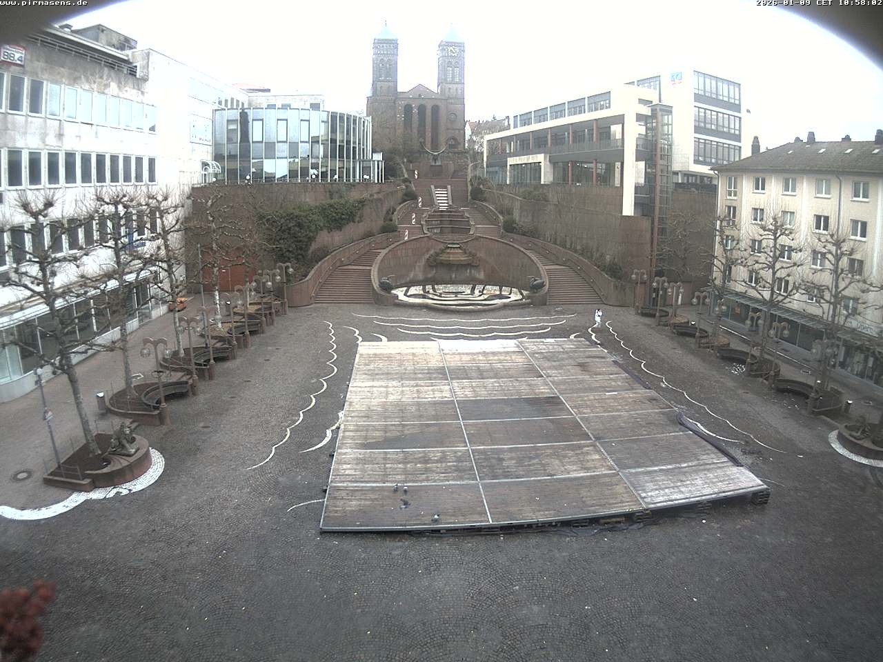 Archiv Foto Webcam Schlossplatz in Pirmansens, Rheinland-Pfalz, Deutschland