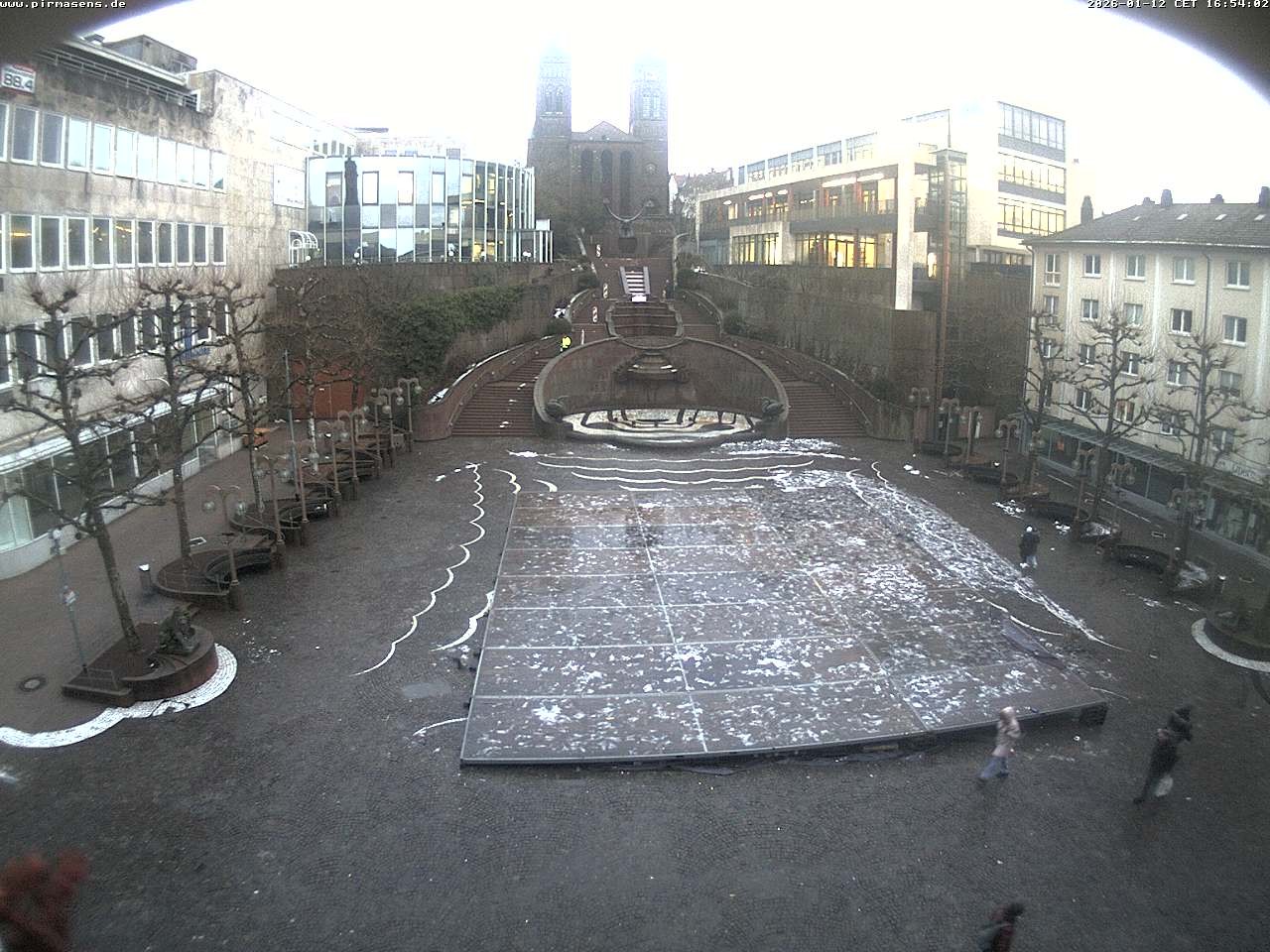 Archiv Foto Webcam Schlossplatz in Pirmansens, Rheinland-Pfalz, Deutschland