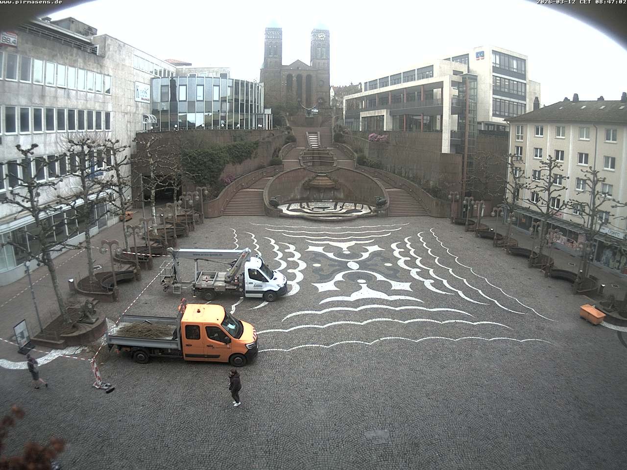 Archiv Foto Webcam Schlossplatz in Pirmansens, Rheinland-Pfalz, Deutschland