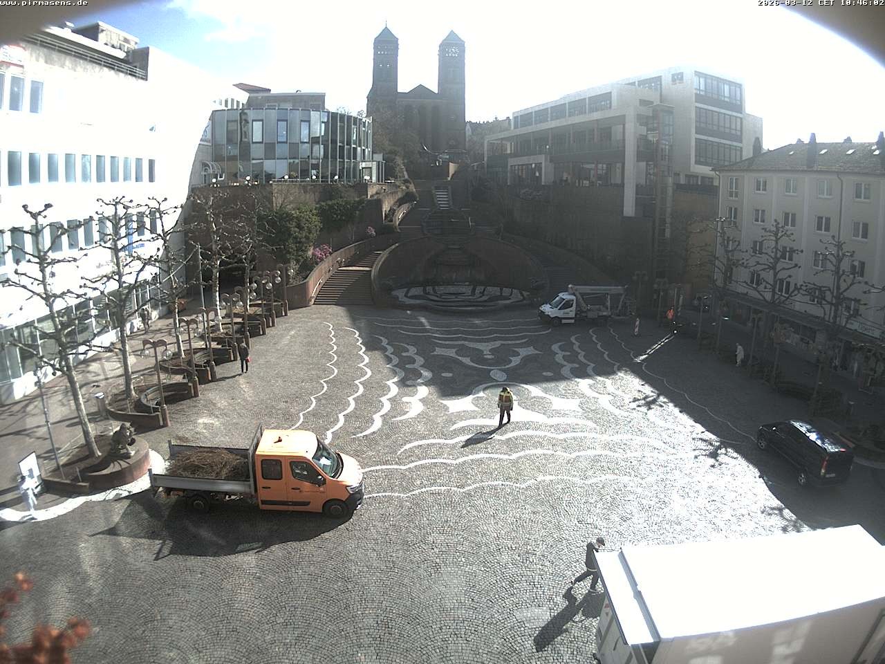 Archiv Foto Webcam Schlossplatz in Pirmansens, Rheinland-Pfalz, Deutschland