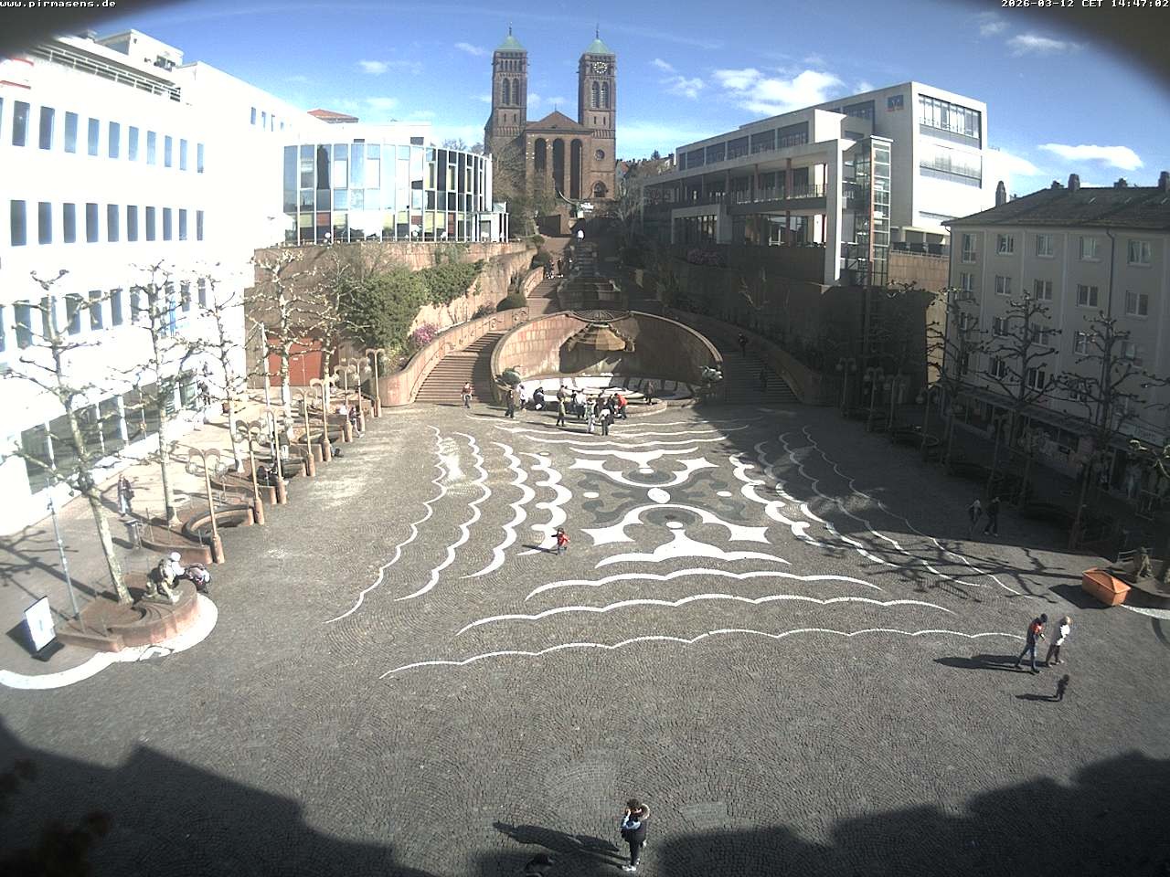 Archiv Foto Webcam Schlossplatz in Pirmansens, Rheinland-Pfalz, Deutschland