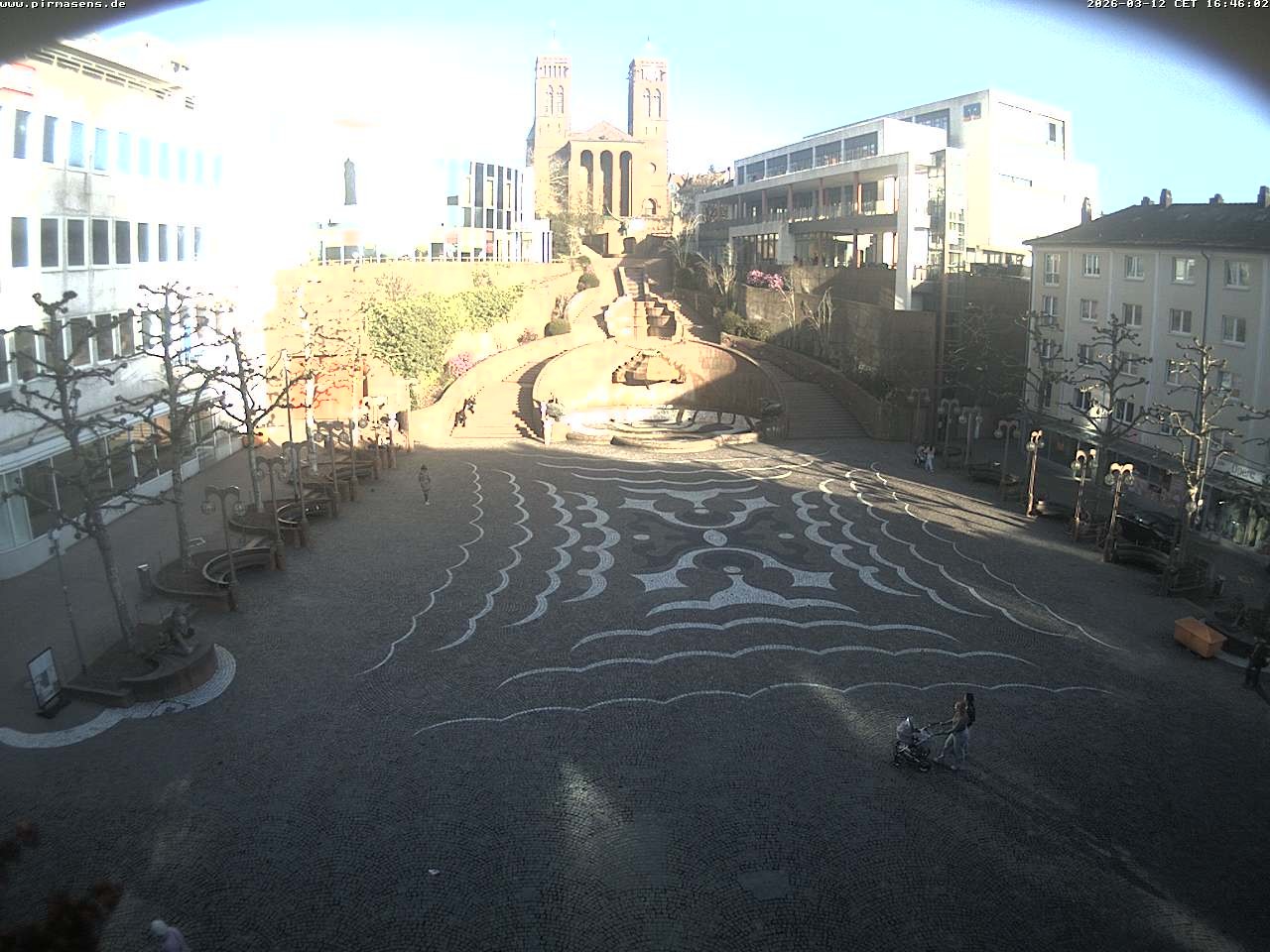 Archiv Foto Webcam Schlossplatz in Pirmansens, Rheinland-Pfalz, Deutschland
