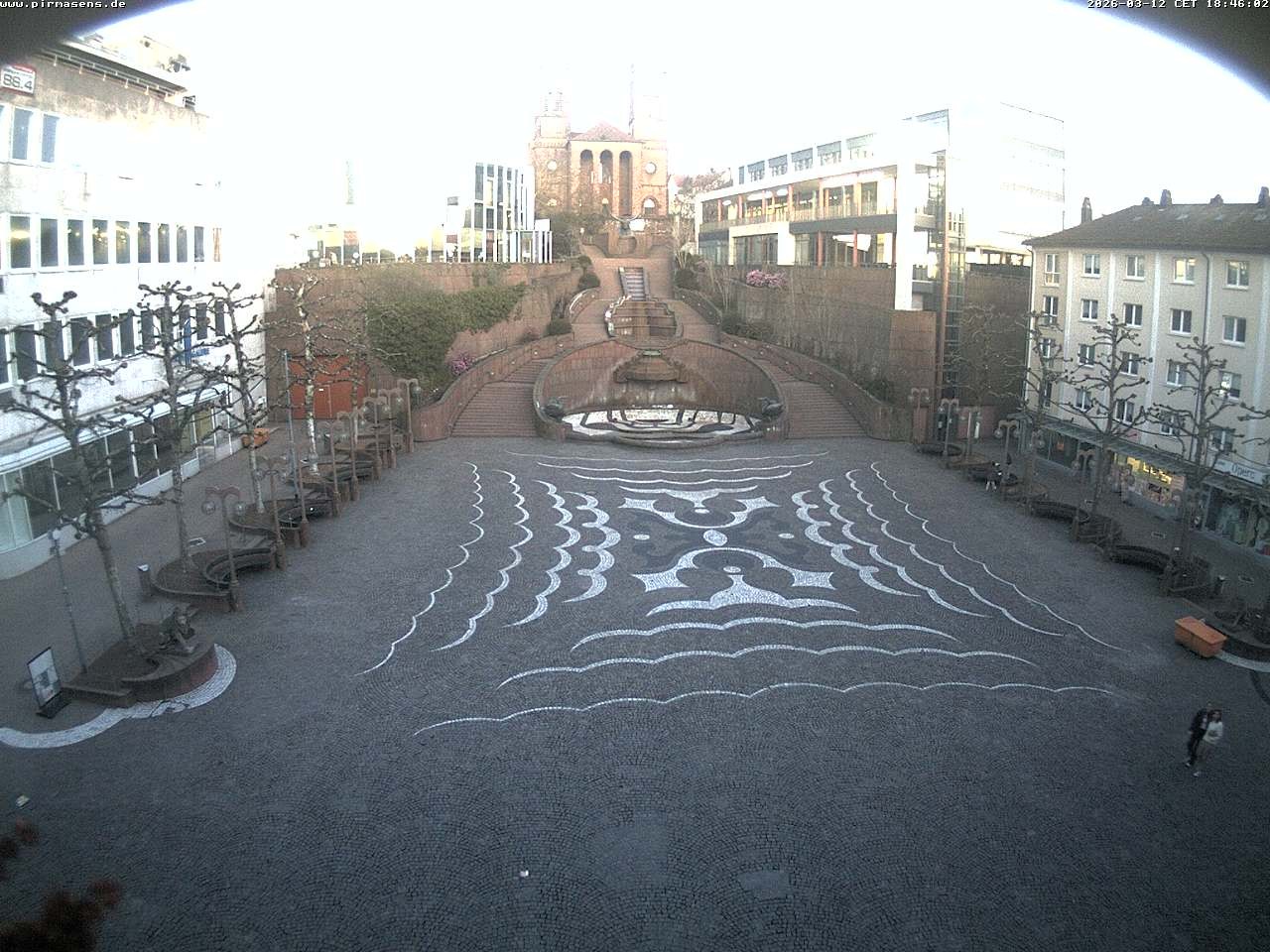 Archiv Foto Webcam Schlossplatz in Pirmansens, Rheinland-Pfalz, Deutschland