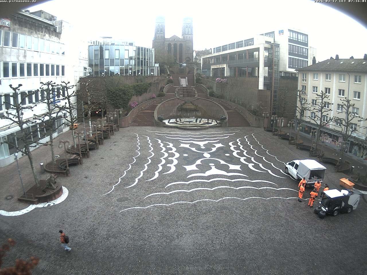 Archiv Foto Webcam Schlossplatz in Pirmansens, Rheinland-Pfalz, Deutschland