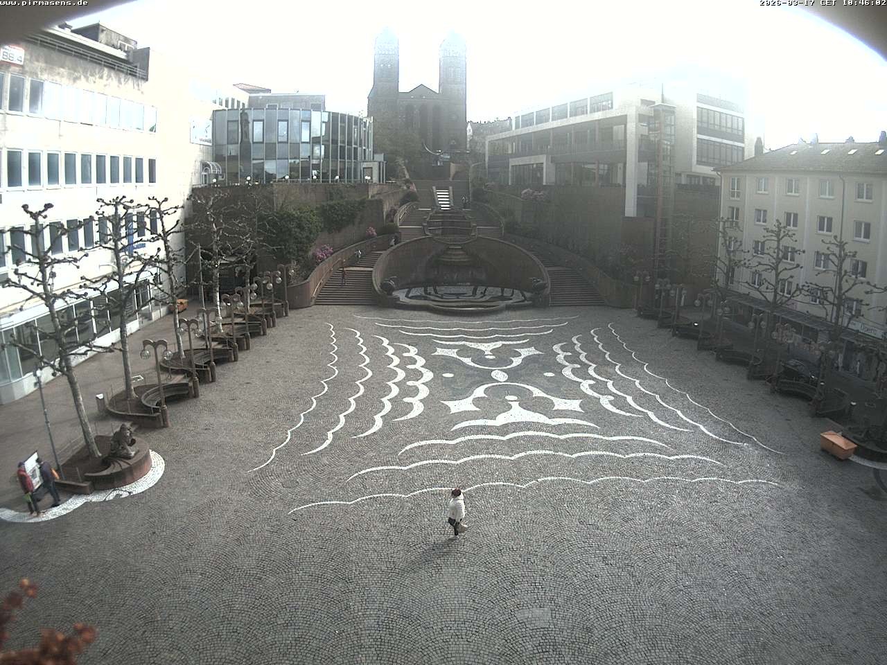 Archiv Foto Webcam Schlossplatz in Pirmansens, Rheinland-Pfalz, Deutschland