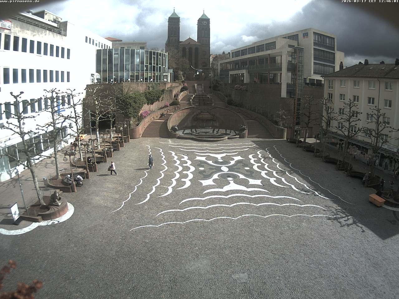 Archiv Foto Webcam Schlossplatz in Pirmansens, Rheinland-Pfalz, Deutschland