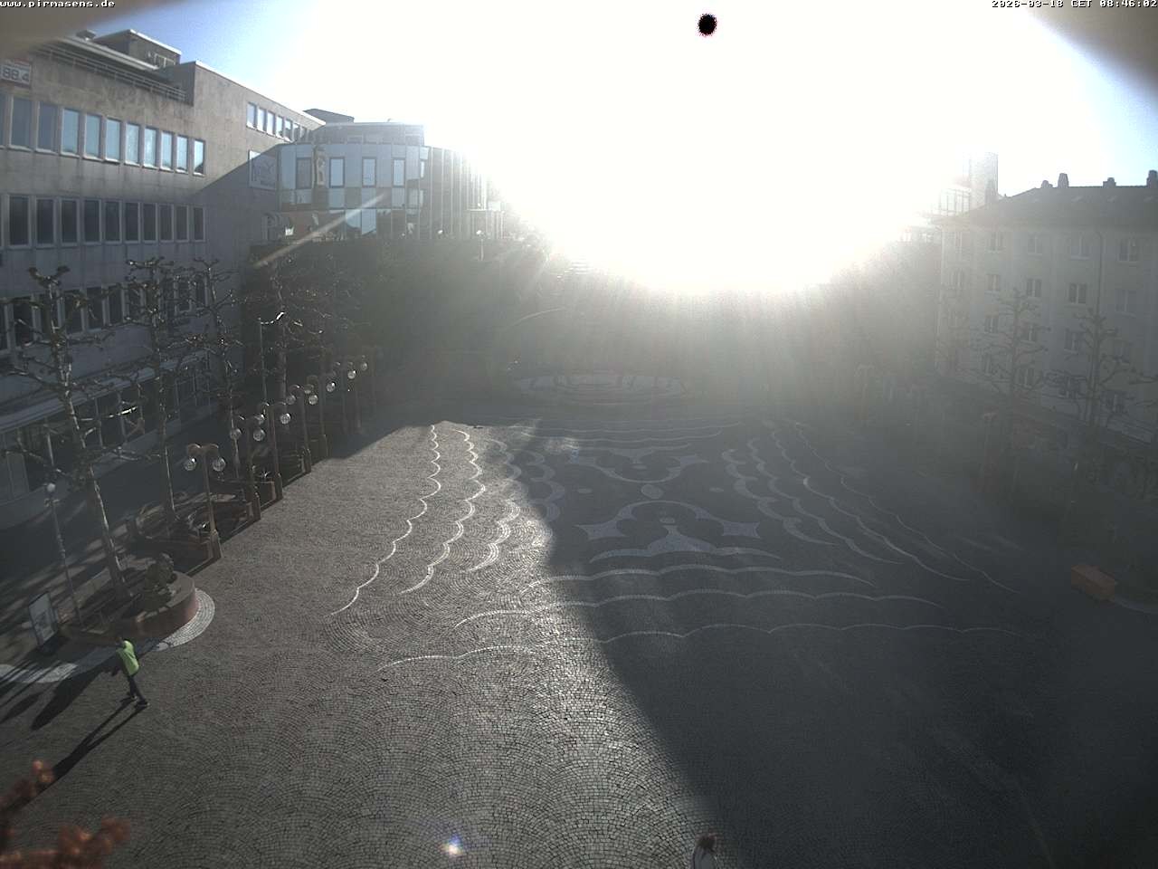 Archiv Foto Webcam Schlossplatz in Pirmansens, Rheinland-Pfalz, Deutschland