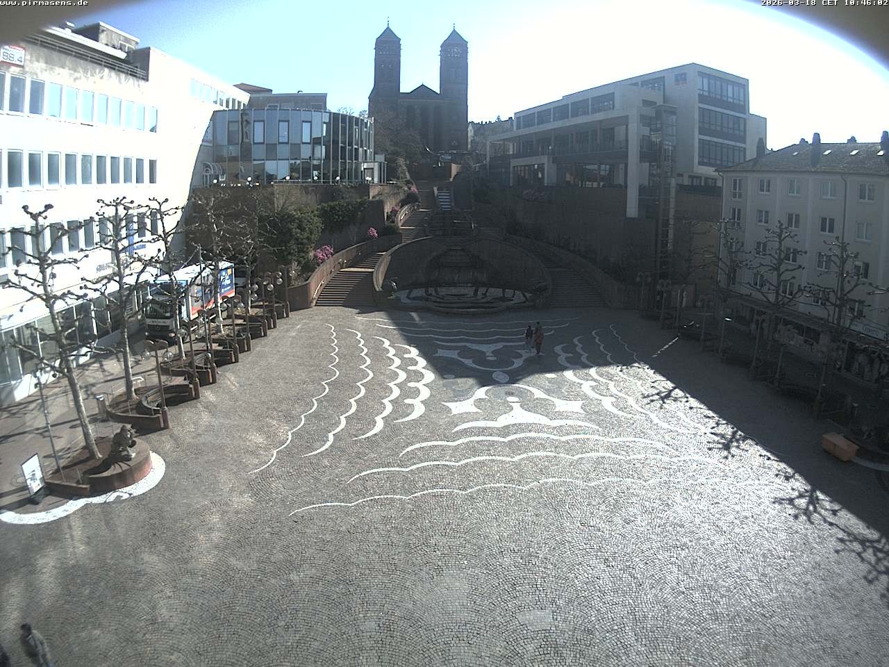 Archiv Foto Webcam Schlossplatz in Pirmansens, Rheinland-Pfalz, Deutschland