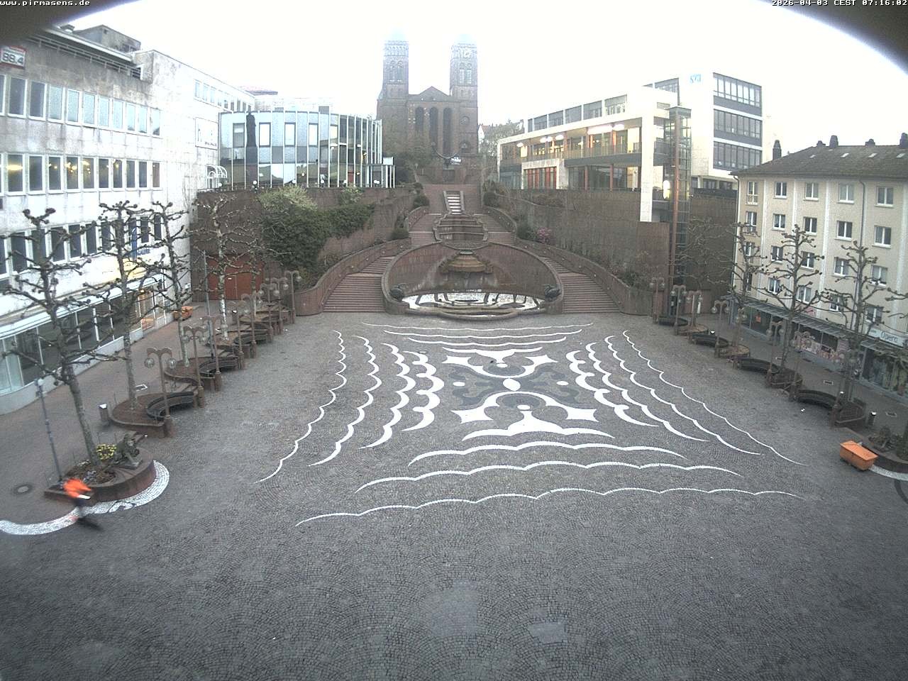 Archiv Foto Webcam Schlossplatz in Pirmansens, Rheinland-Pfalz, Deutschland