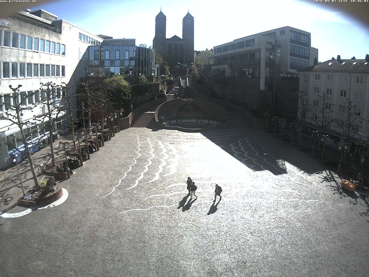 Archiv Foto Webcam Schlossplatz in Pirmansens, Rheinland-Pfalz, Deutschland