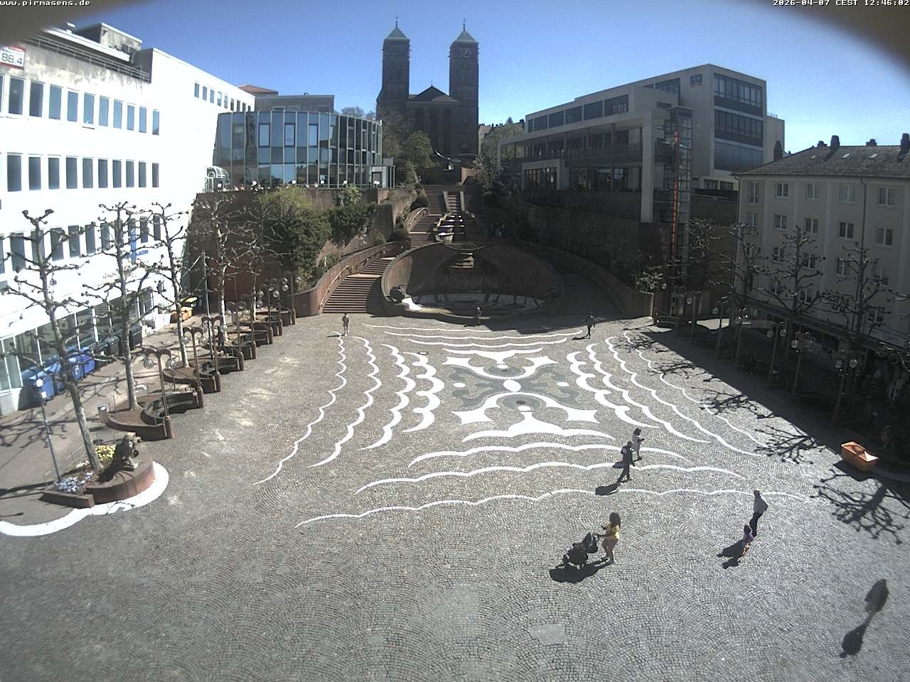 Archiv Foto Webcam Schlossplatz in Pirmansens, Rheinland-Pfalz, Deutschland