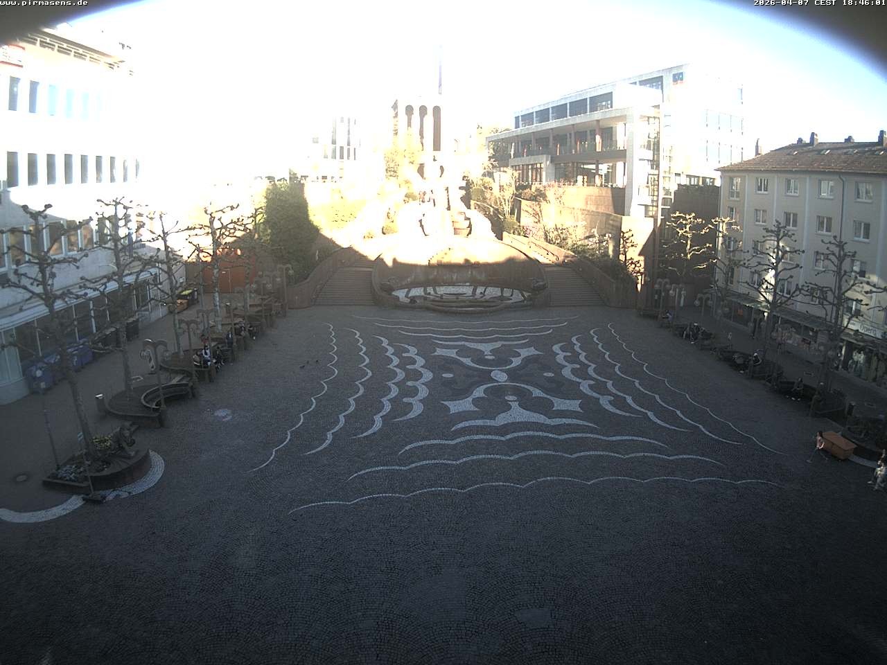 Archiv Foto Webcam Schlossplatz in Pirmansens, Rheinland-Pfalz, Deutschland