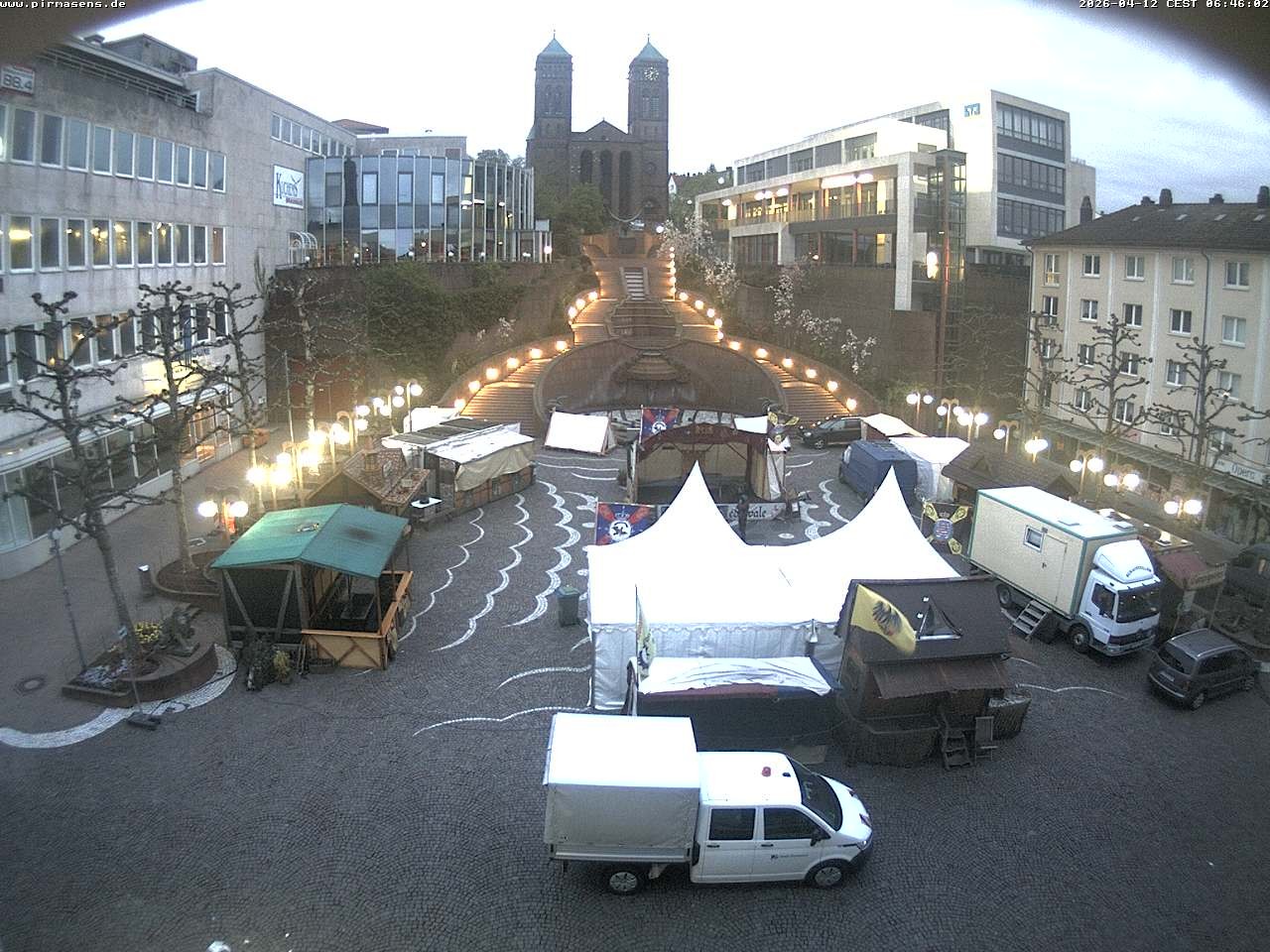 Archiv Foto Webcam Schlossplatz in Pirmansens, Rheinland-Pfalz, Deutschland