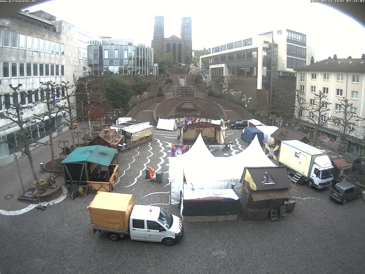 Archiv Foto Webcam Schlossplatz in Pirmansens, Rheinland-Pfalz, Deutschland