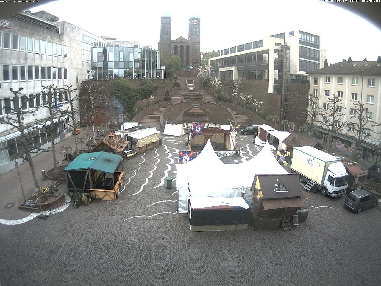 Archiv Foto Webcam Schlossplatz in Pirmansens, Rheinland-Pfalz, Deutschland