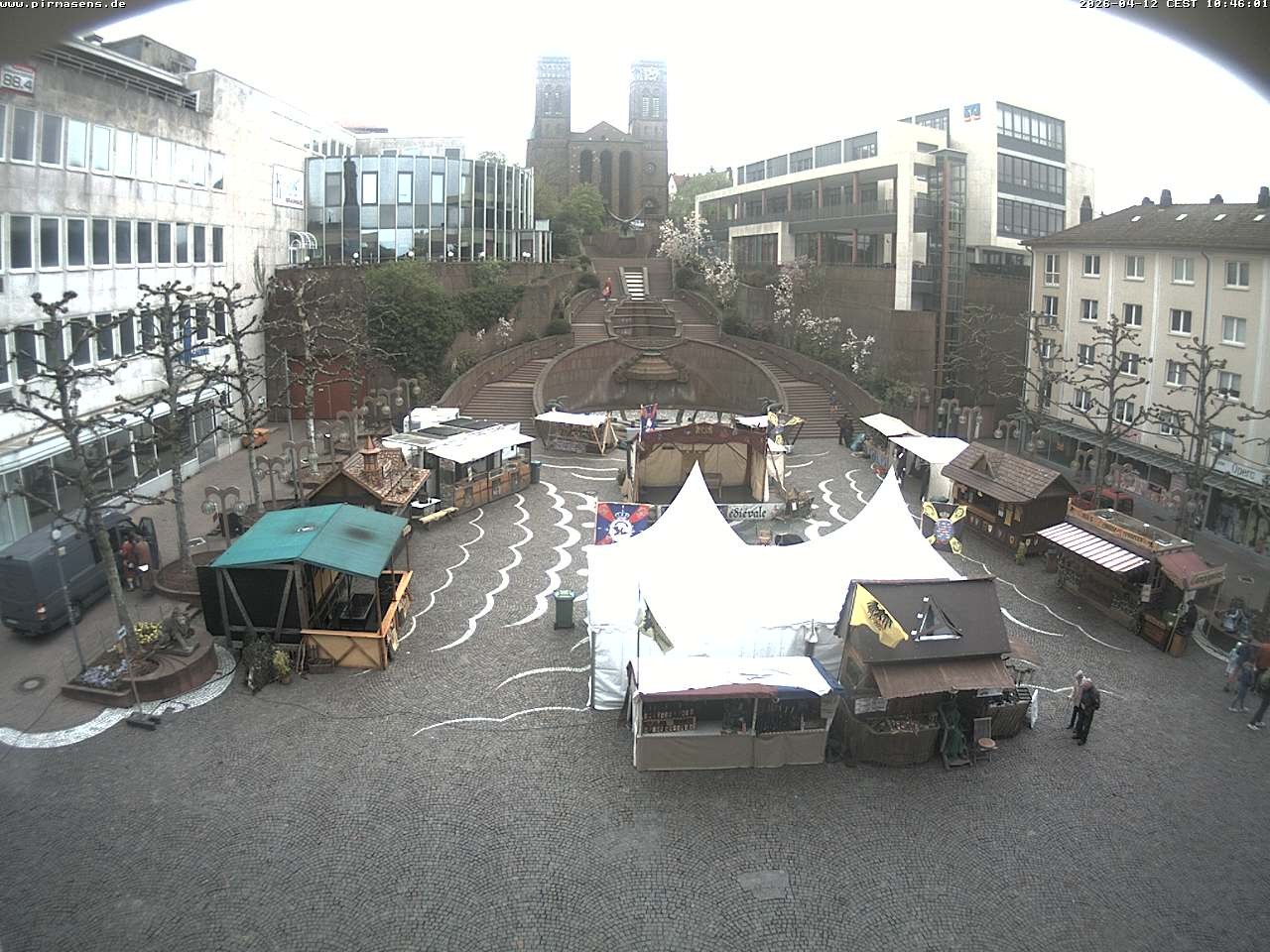 Archiv Foto Webcam Schlossplatz in Pirmansens, Rheinland-Pfalz, Deutschland