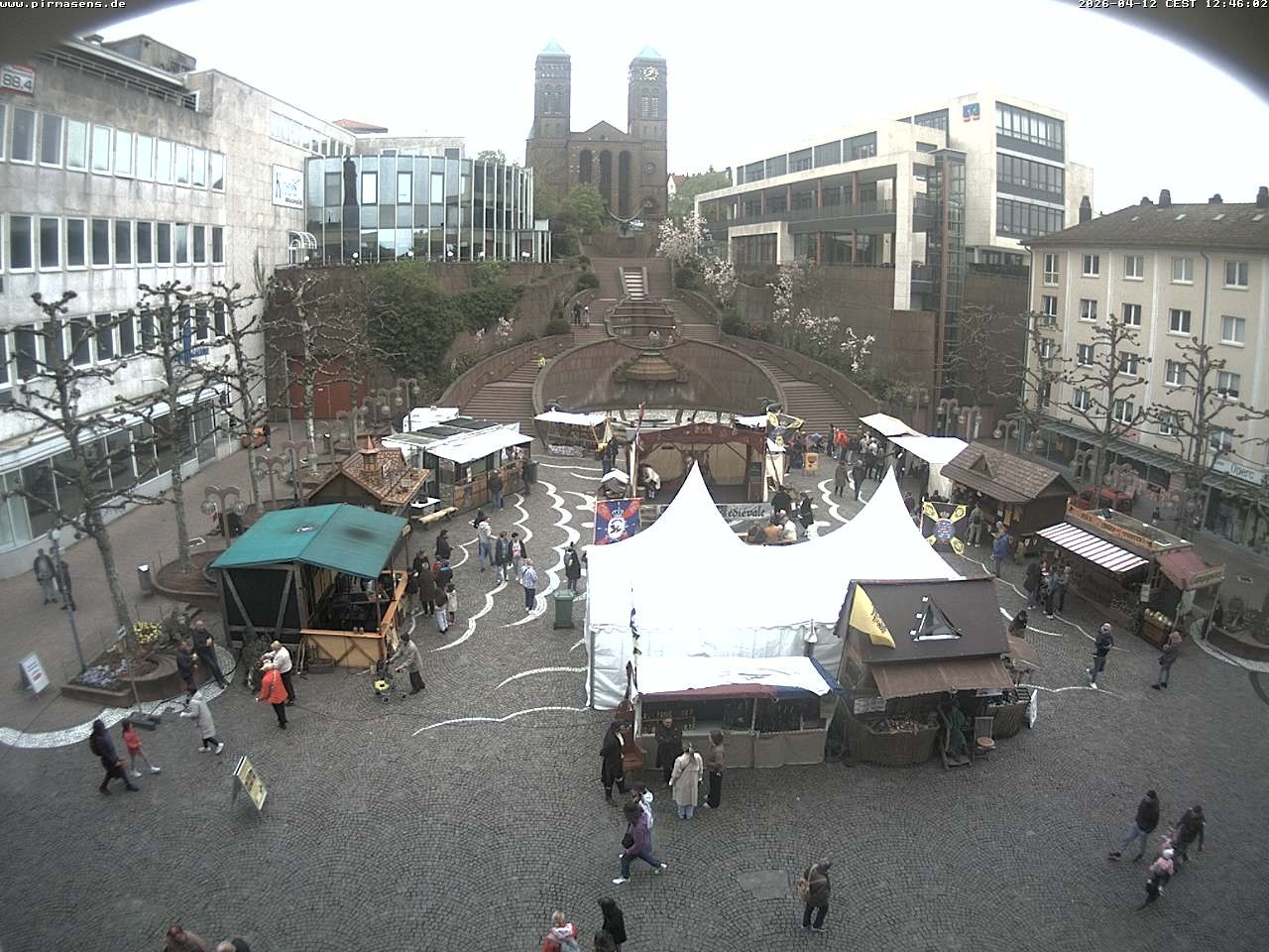 Archiv Foto Webcam Schlossplatz in Pirmansens, Rheinland-Pfalz, Deutschland