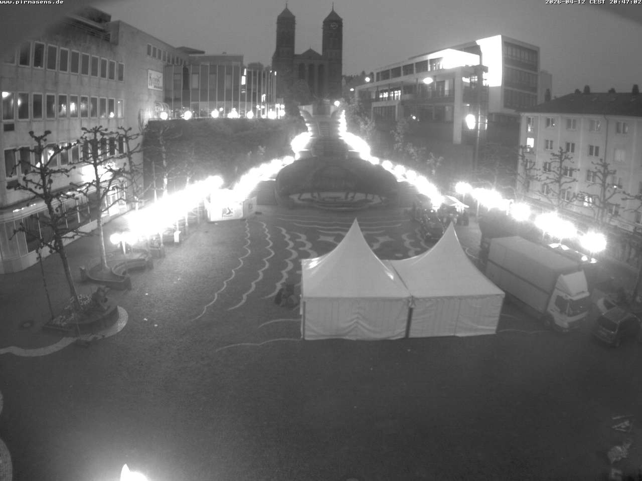 Archiv Foto Webcam Schlossplatz in Pirmansens, Rheinland-Pfalz, Deutschland
