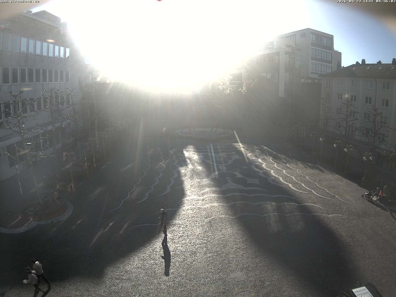 Archiv Foto Webcam Schlossplatz in Pirmansens, Rheinland-Pfalz, Deutschland