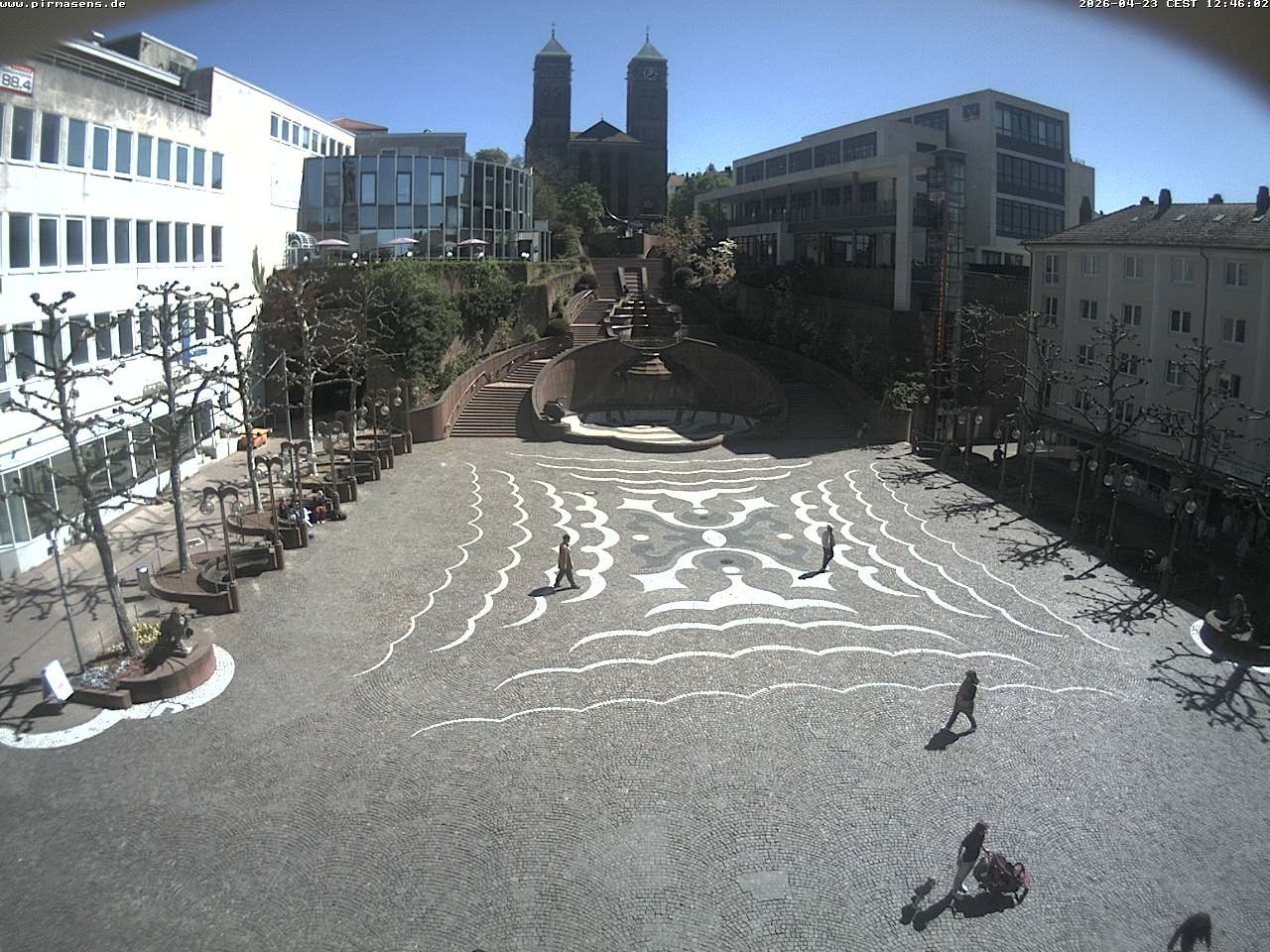 Archiv Foto Webcam Schlossplatz in Pirmansens, Rheinland-Pfalz, Deutschland