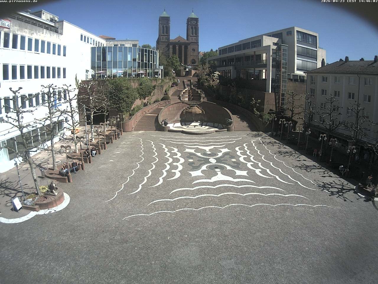 Archiv Foto Webcam Schlossplatz in Pirmansens, Rheinland-Pfalz, Deutschland